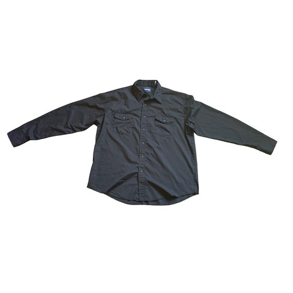 Wrangler Other - Vintage Wrangler Black Pearl Snap Long Sleeve (SzXL)